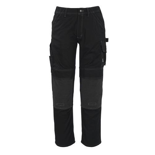 MASCOT Lerida Trousers with Kevlar Kneepad Pockets Black 82C55 38.5" Reg