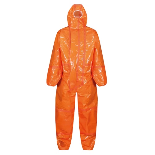 AlphaChem X350 Limited Life Chemical Coverall Type 3/4 Orange Large
