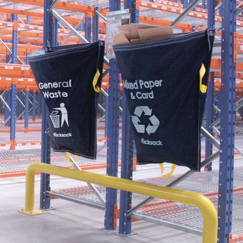 Aisle Sack - General Waste Only 920 X 1000mm Complete With Stainless Steel Hooks