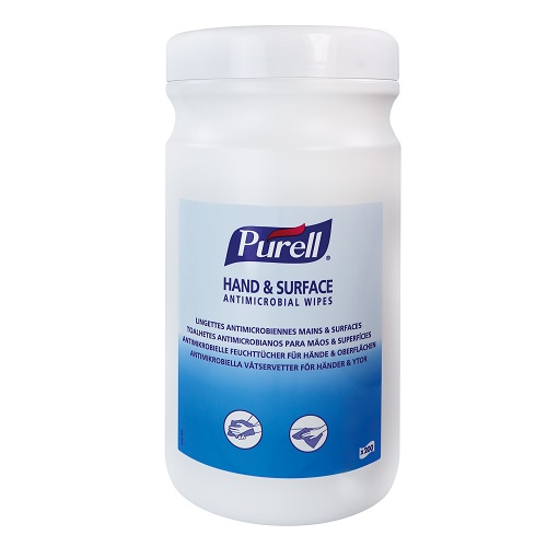 Purell H & S Antimicrobial Wipes 6 Tubs of 200 Wipes per Case (Last of stock)