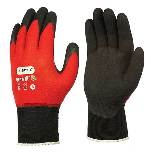 Skytec Beta 1 Lightweight Glove Red / Black Size Small 7