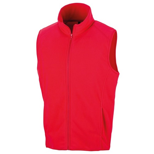 R116X Core Micro Fleece Gilet Red M