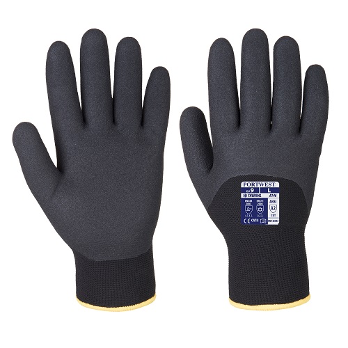 A146 Arctic Winter Glove Black Large