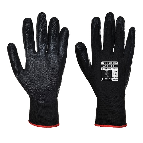 A320 Dexti-Grip Glove Black Large