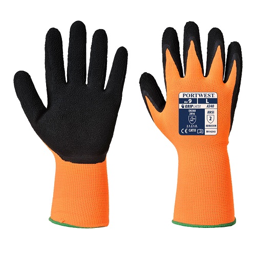 A340 Hi-Vis Grip Glove Orange / Black Large