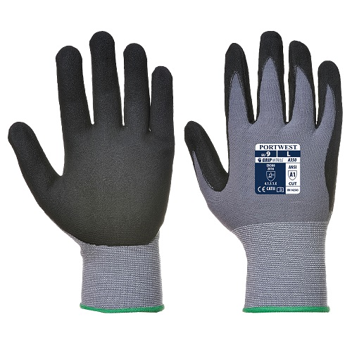 A350 DermiFlex Glove Black Large