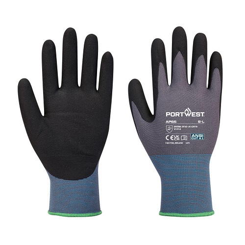 Portwest AP65 NPR Pro Nitrile Foam Black / Grey L