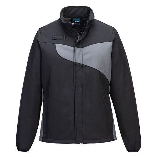 Portwest PW278 PW2 Women's Softshell Jacket Black / Zoom Grey Medium