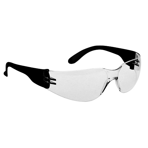 Portwest PW32 Wrap Around Spectacle Clear Lens Clear Template