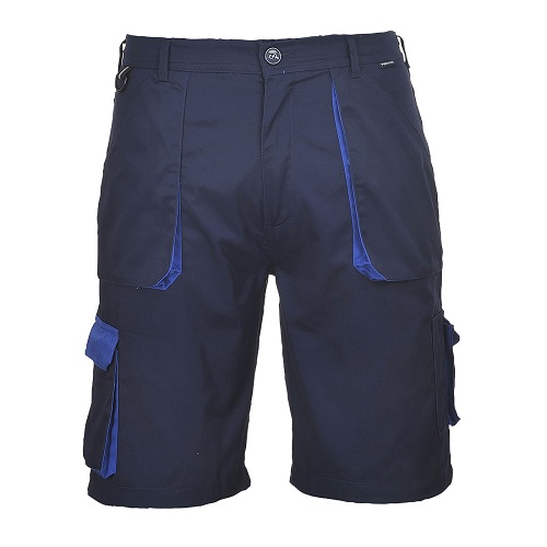 Portwest TX14 Portwest Texo Contrast Shorts Navy / Royal Small