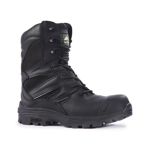 Rockfall Titanium High Leg Boots Black Size 3