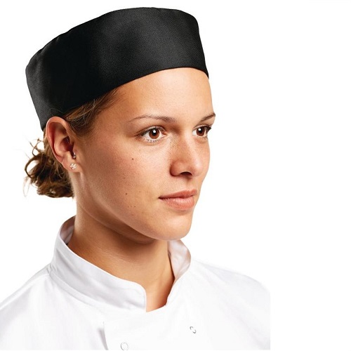 Chefs Skull Cap Black 24"