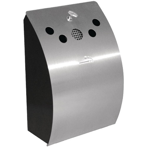 Bolero Ashtray Wall Mounted Stainless Steel