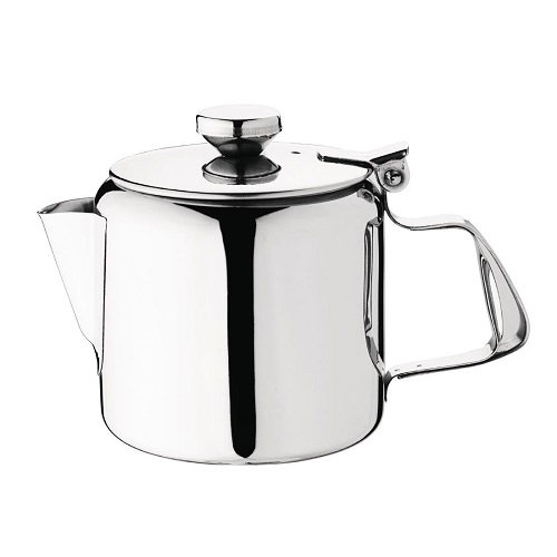 Olympia Cosmos Stainless Steel Teapot