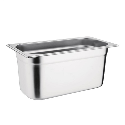 Vogue Stainless Steel 1/3 Gastronorm Pan 150mm