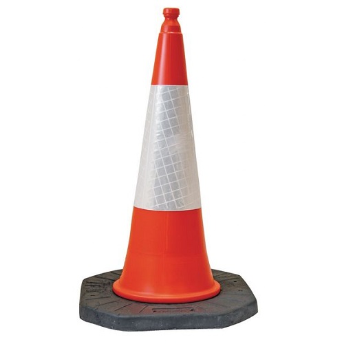 Heavy Duty Traffic Cone 1000 mm 2 Part Orange