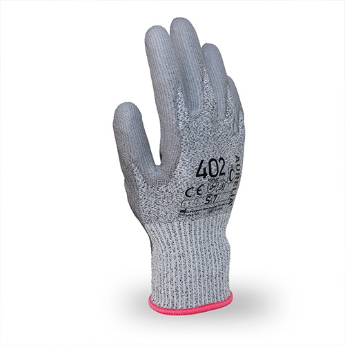 Aurelia 402 13gg Cut C Protective Gloves with a Grey PU Coating Size 8