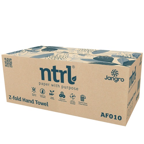 Jangro ntrl Z Fold Hand Towels 2 ply 3000's