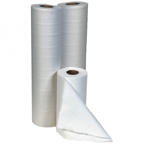 10" 25 cm Embossed Hygiene Roll Towel White 2 Ply 18 Rolls x 50 m