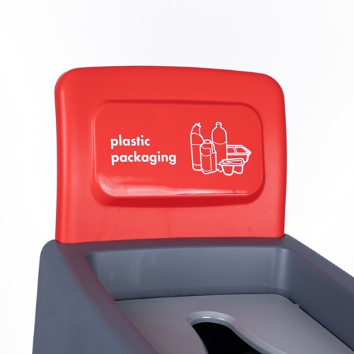 Back Panel for Recycling Bin S3 CL120 Plastic Packaging