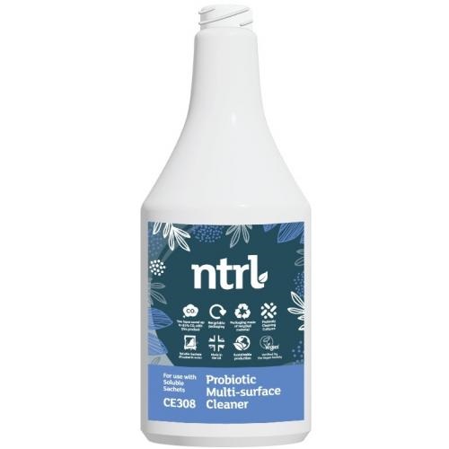 Empty 750 ml Trigger Bottle For Jangro ntrl Probiotic Multi Surface Cleaner Sachets BF121