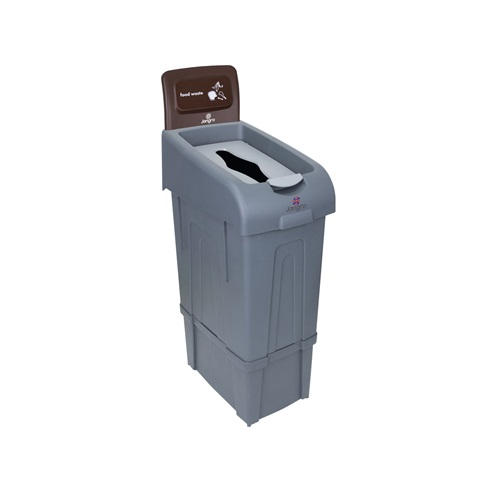 Recycling Bin Food Waste with Back Panel 80 litre