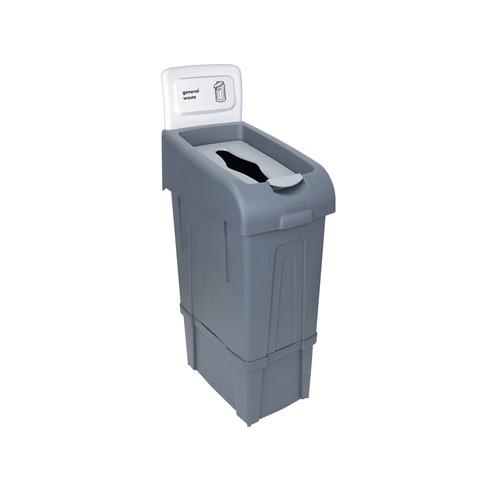 Recycling Bin General Waste with Back Panel 80 litre