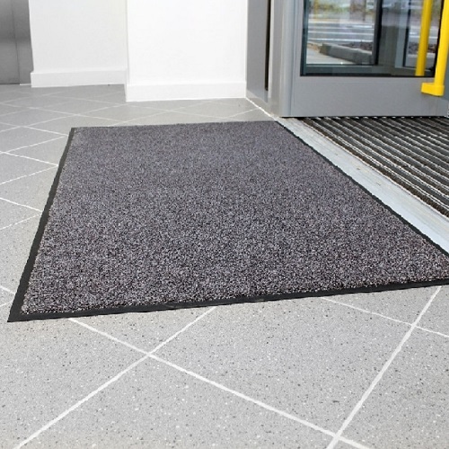 Cobawash Mat Black / Grey 85 x 150 cm