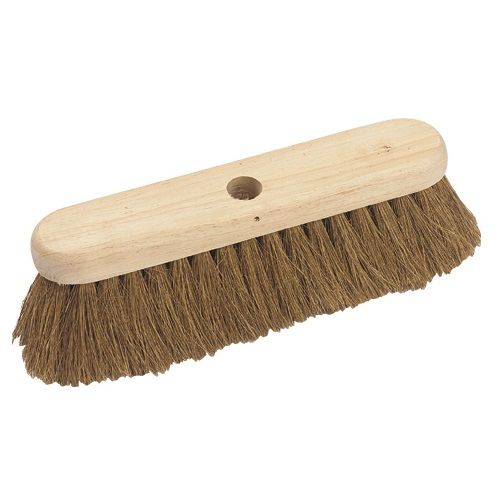 12" Natural Coco Fibre Soft Broom