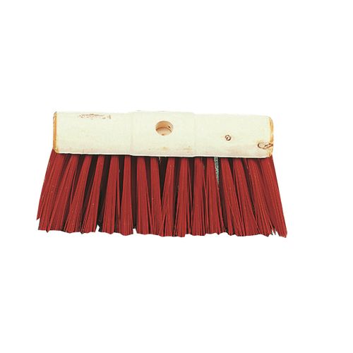 13" Yard Brush Red PVC