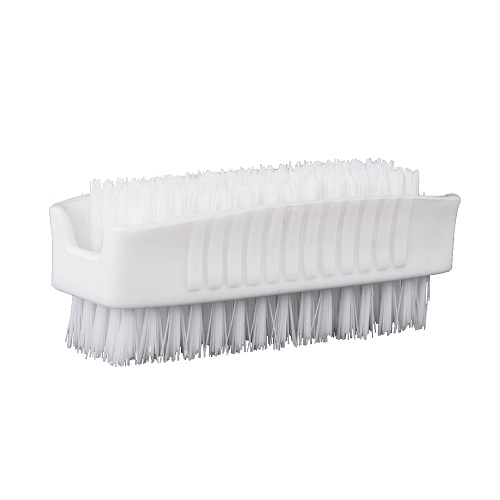 Nail Brush White Double Sided Polypropylene Fill 3.5"