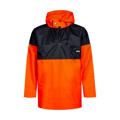 LR119 Fishing Anorak Orange / Navy Small