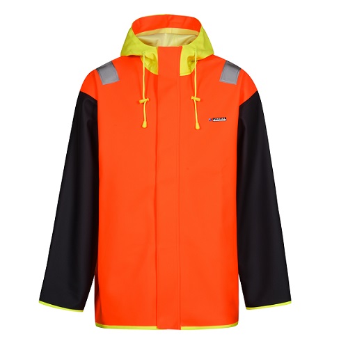 Fishing Jacket Orange / Navy Small