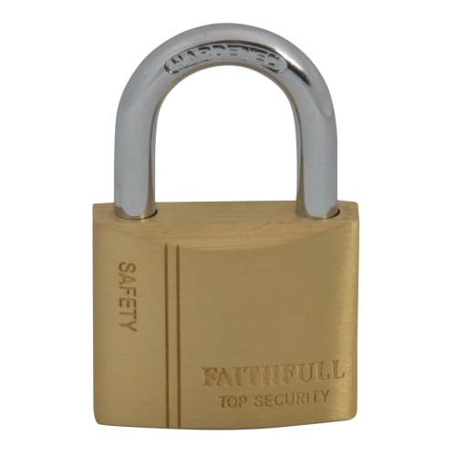 Brass Padlock 40 mm 3 Keys