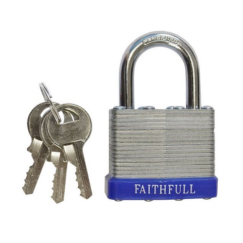 Laminated Steel Padlock 30 mm