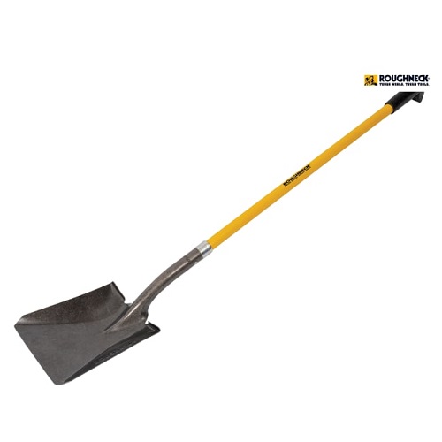 Roughneck Square Shovel Long Handle Blade Width 225 mm