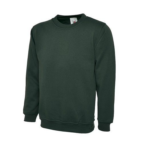 UC203 Classic Sweatshirt 300 gsm Bottle Green Large