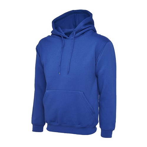 UC501 Premium Hooded Sweatshirt 350 gsm Royal Small