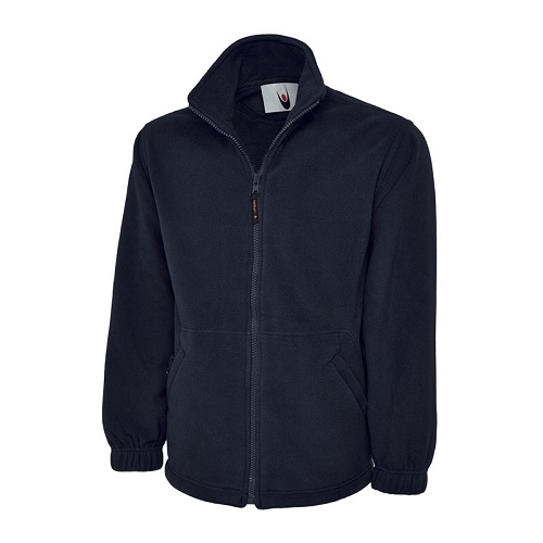 UC601 Premium Full Zip Micro Fleece Jacket 380 gsm Navy Small