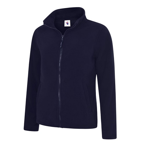 UC608 Ladies Classic Full Zip Fleece Jacket 300 gsm Navy X Small